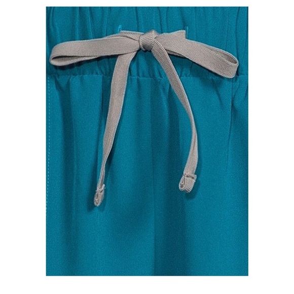 Hanes ComfortFit Stretch Women’s scrubs set XS Teal - Picture 8 of 10